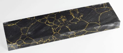 Black With Gold Matrix Tru-Stone Block - 0.4